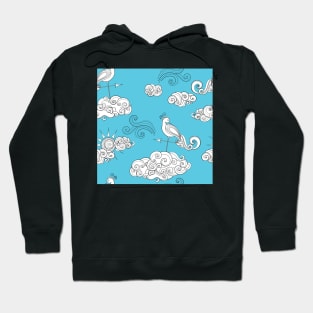 Fairytale Weather Forecast Print Hoodie